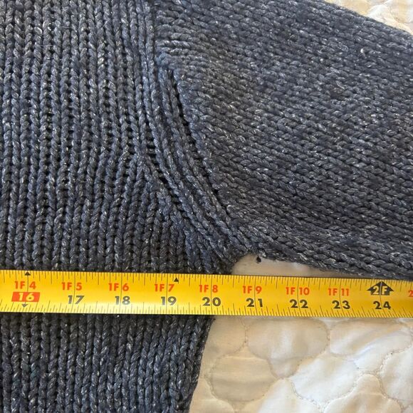 Maje Women’s Cashmere & Silk Blend Black Turtleneck Sweater Size L - Picture 4 of 6